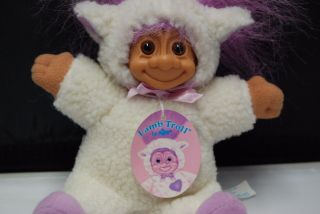 Russ Troll Doll Plush Lamb Suit Soft Body 8 Inch With Tags/sittin