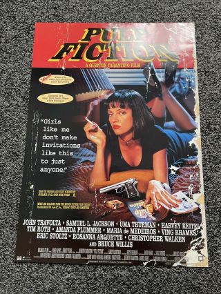 Pulp Fiction Video Shop Film Poster Uk