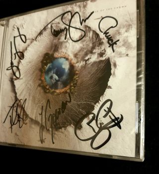 Styx - Autographed Crash Of The Crown Cd Signed Tommy Shaw James Jy Young