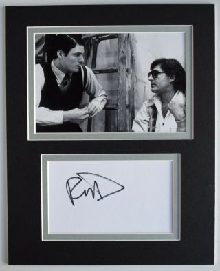 Richard Donner Signed Autograph 10x8 Photo Display Film Superman Director Aftal