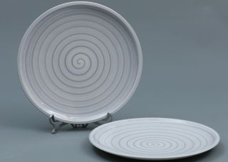 2 (two) Villeroy & Boch Artesano Nature Bleu Premium Porcelain Dinner Plates
