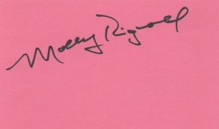 Molly Ringwald - Actress: " The Breakfast Club " - Autographed 3x5 Card
