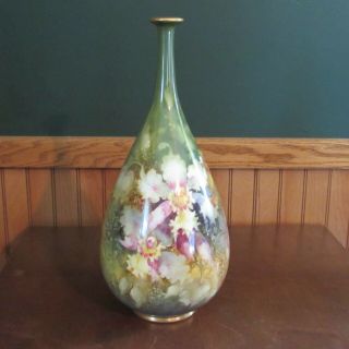 Antique Floral Royal Bonn Vase