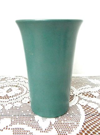 Saturday Evening Girls Seg Matte Green/blue Pottery Vase,  Paul Revere Stamp