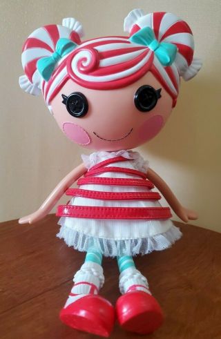 Lalaloopsy E Stripes Doll 12 " Big Candy White Red
