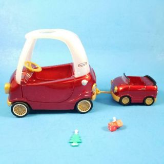 Lol Surprise Little Tikes Cozy Coupe Car Furniture Series 1 Mc Swag Red Trailer