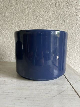 Mid - Century Modern Gainey Ceramics Ac - 6 Blue Planter
