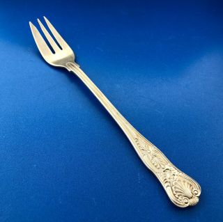 International Silver Us Navy Fouled Anchor Kings Pattern Seafood Cocktail Fork