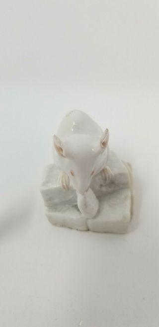 Vintage RARE Royal Copenhagen Mouse on Sugar Figurine with 2 Bonus Mice 3