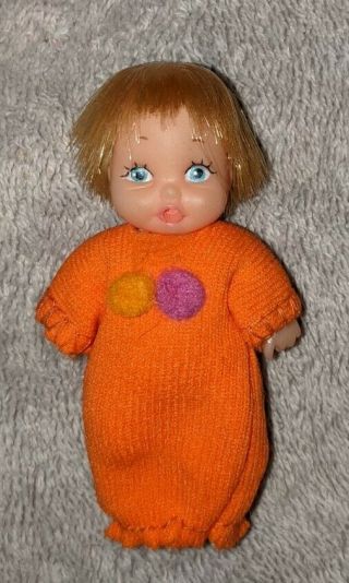 Vintage 1973 Kenner Jenny Jones Baby John Doll In Nightgown