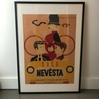 Vintage Czech Film Poster 