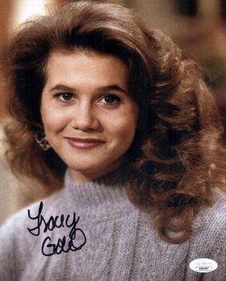 Tracey Gold Growing Pains Signed 8x10 Photo In Person Autograph Jsa