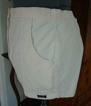 Vtg 60 - 70s Box Car 100 Cotton Corduroy 17/18 Pocket Hot Pants Shorts Japan Euc