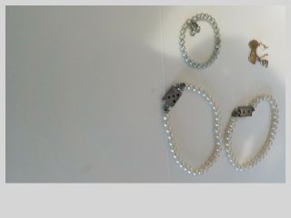 HTF Vintage Charm Bracelet for Vogue Jill doll,  3 charms Plus 3 Necklaces 2