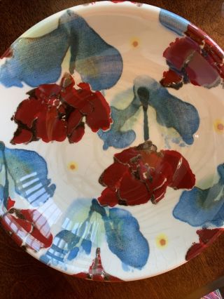 7 Royal Stafford Red Opium Bowls & Plates Burslem Heart of The Potteries England 3