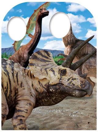 Triceratops Child Size Stand - In Lifesize And Mini Cardboard Cutout/ Standup