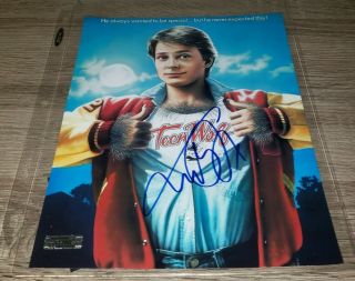 Michael J Fox Signed Autographed “scott Howard” Teen Wolf