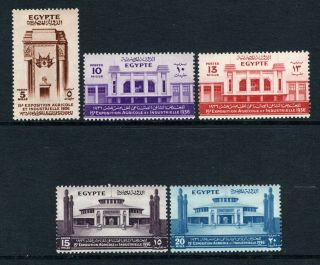 Egypt 1936 Agricultural & Industrial Exhibition Set Sg240 - 244 M/mint