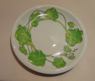 Ikea Spal " Water Lily Pads " 8 Porcelain Dessert Plates - Portugal