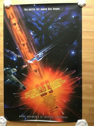 Star Trek Vi The Undiscovered Country Movie Poster