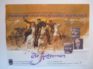 Uk Quad Movie Film Poster 1962 The Horsemen,  Wall Art,  Very Good