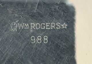 Vintage WM Rogers 988 Silver 6 