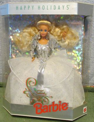 1992 Happy Holidays Barbie Doll Special Edition Wow