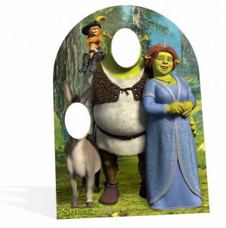 Shrek Child Size Stand - In Cardboard Cutout - Dreamworks - Great For Photos