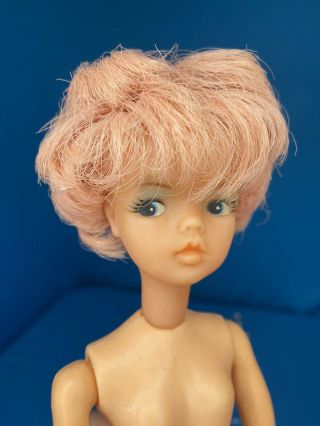 Vintage Ideal Tammy Doll Clone With Pink Hair