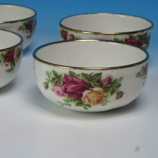Royal Albert China - Old Country Roses - 4 Small Fruit/dessert Bowls - 4 Inches