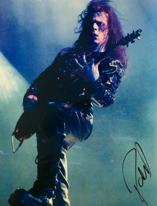 Paul Allender Cradle Of Filth Guitarist Signed 8x10 Photo Autographed E1