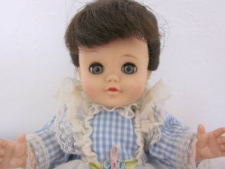 Vintage EEGEE Toddler Doll Gingham Dress 2