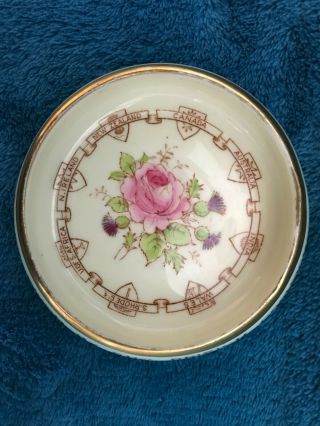 Vintage Paragon Porcelain Patriotic Series bowl.  1941.  British Commonwealth.  RARE 2