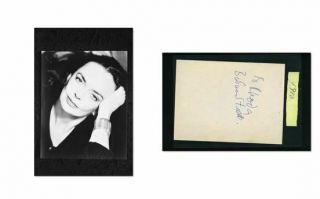 Barbara Steele - Signed Autograph And Headshot Photo Set - Castle Of Blood