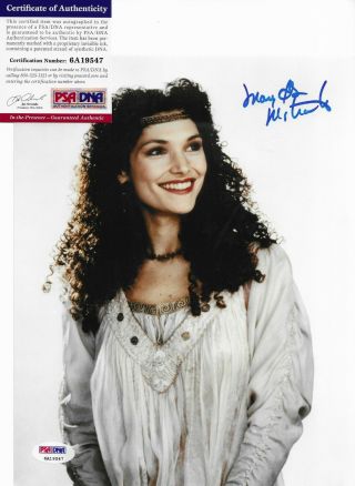 Mary Elizabeth Mastrantonio Signed 8x10 Photo Autographed PSA/DNA ITP Robinhood 2