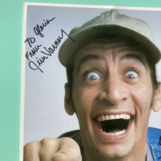 Jim Varney Signed / Inscribed Photo 8”X10” Ernest P.  Worrell / Toy Story Films 2