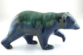 Vintage Blue Mountain Pottery Bmp Canada Grizzly Bear Figure Figurine S560
