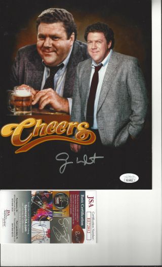 Cheers Norm - George Wendt Autographed 8x10 Color Photo Jsa Certified