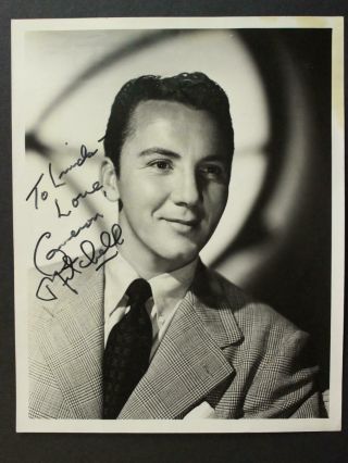 Cameron Mitchell (1918 - 1994) (death Of A Salesman) Autograph 8 X 10 Photo