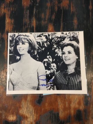 Dawn Wells And Tina Louise Signed 8x10 Photo Gilligans Island Mary Ann