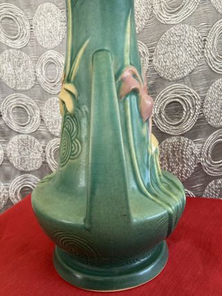 Roseville Green Zephyr Lily Vase 140 - 10 3