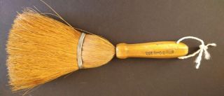Wood Handled 255 Kellogg Quality 8 " Whisk Broom With Metal Band Vintage