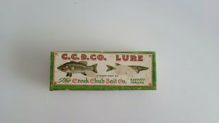 Creek Chub Bait Company Vintage 2600 Empty Box.