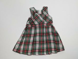 American Girl Molly Plaid School Jumper Outfit Dress