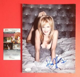 Kathryn Morris Signed Young Hot Sexy 8 " X10 " Color Photo With Jsa Cold Case