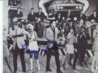 Nancy Sinatra In Group With Elvis Presley Signed Photo
