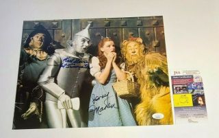 Jerry Maren Karl Slover Signed 11x14 Photo Munchkin The Wizard Of Oz Jsa 992