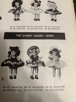 WONDERFUL 1954 ginny hat CANDY DANDY SERIES rosebuds 3