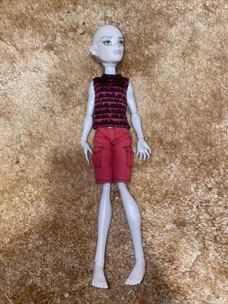 Mattel Monster High Create A Monster Gargoyle Grey Boy Jointed Doll Cam Man Vhtf