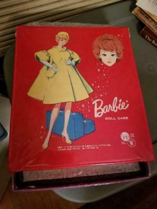 Htf Vintage Barbie Red Single Doll Case